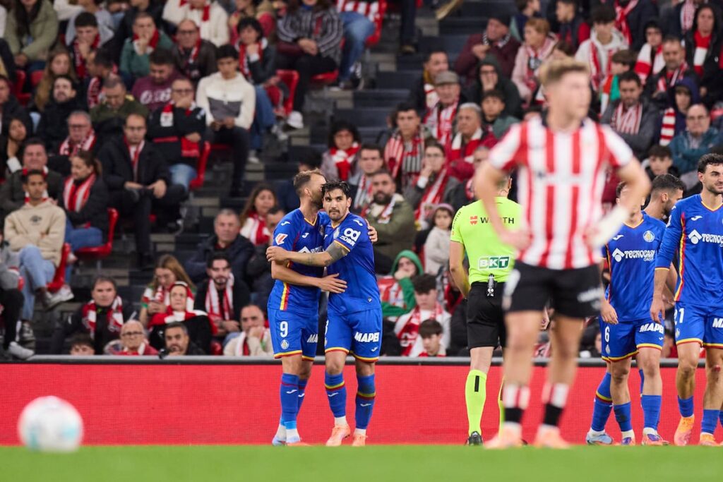 Mayoral remata la obra de Bordalás en Bilbao y el Getafe se impone al Athletic