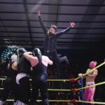 El diputado de Morena presenta su informe en lucha libre en Coahuila