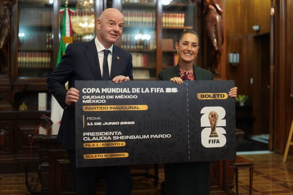 México otorga exención fiscal total a FIFA para el Mundial 2026