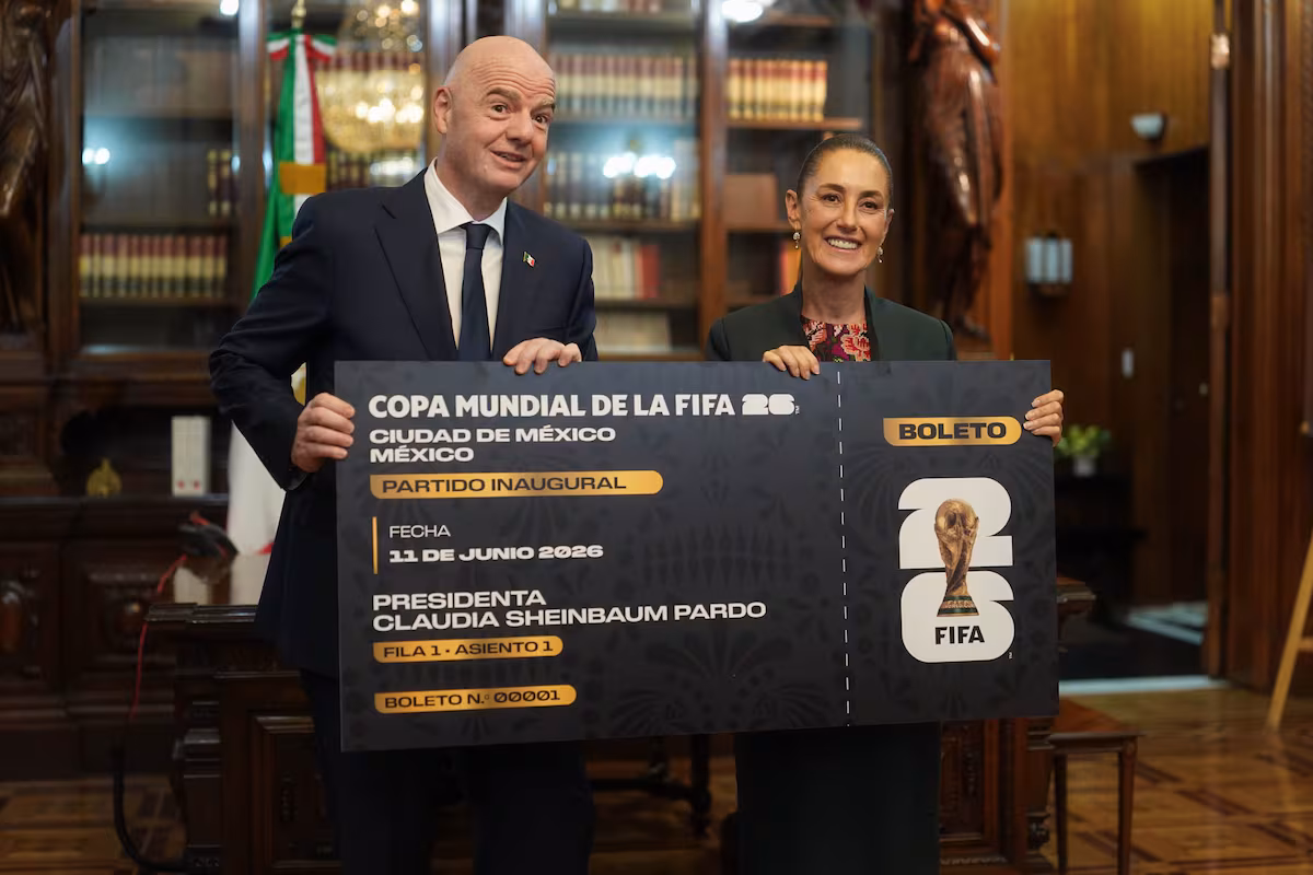 México otorga exención fiscal total a FIFA para el Mundial 2026