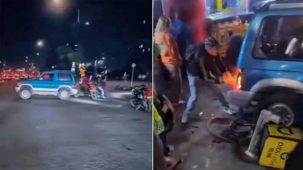 Motociclistas linchan al culpable de atropello masivo en Bogotá