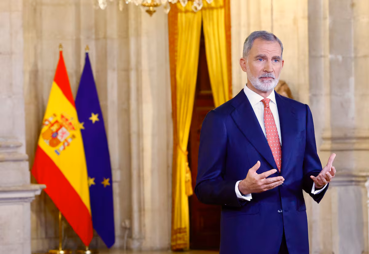 Felipe VI destaca la unidad en su último discurso en España