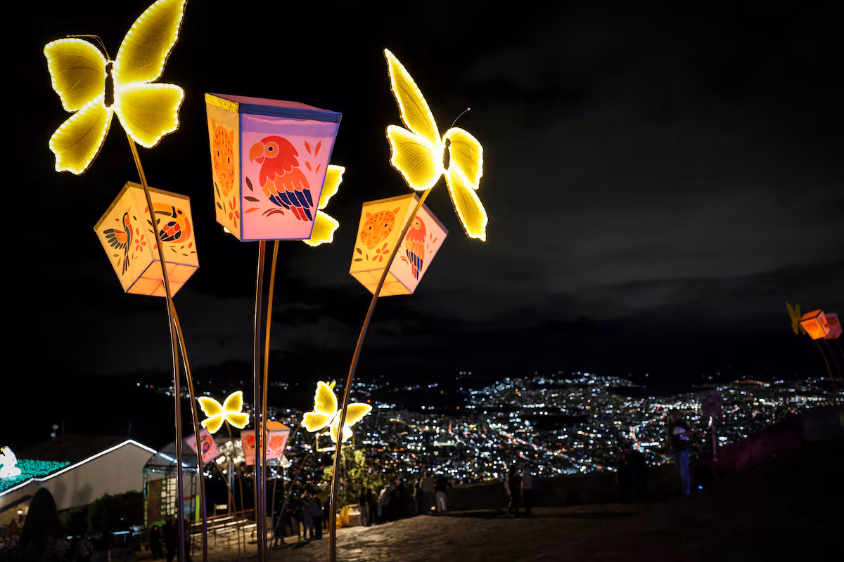 Monserrate brilla con su alumbrado navideño: eventos imperdibles en Bogotá