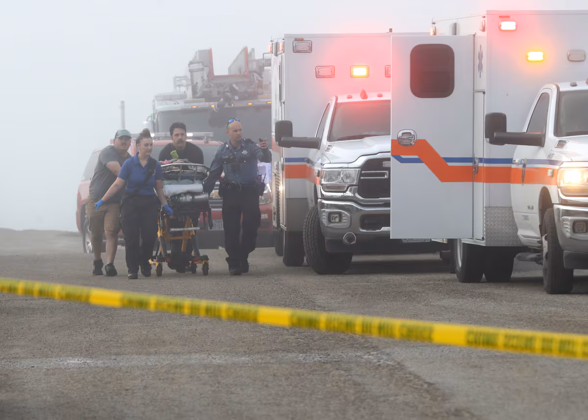 Tragedia en Texas: Estalla avión de apoyo médico de la Marina mexicana, cinco muertos