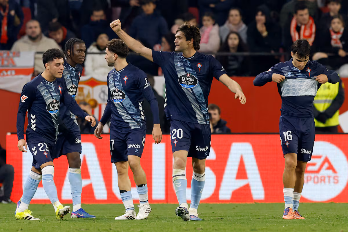 El Celta sueña con Europa tras vencer al Sevilla en LaLiga