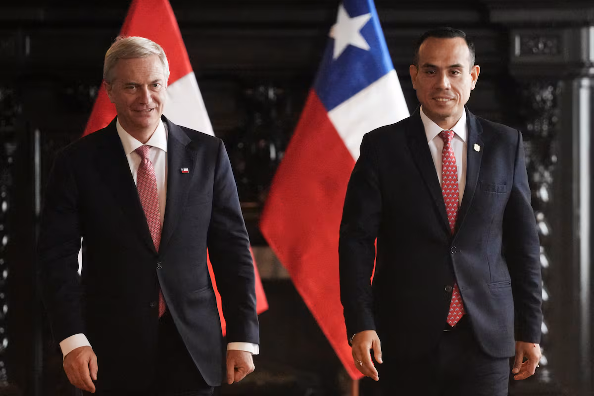 Jerí y Kast impulsan gabinete binacional contra crimen y migración irregular
