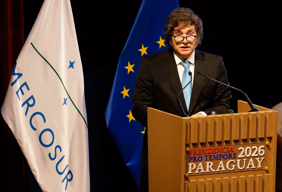 Milei impulsa rápida aprobación del acuerdo Mercosur-UE y reformas laborales