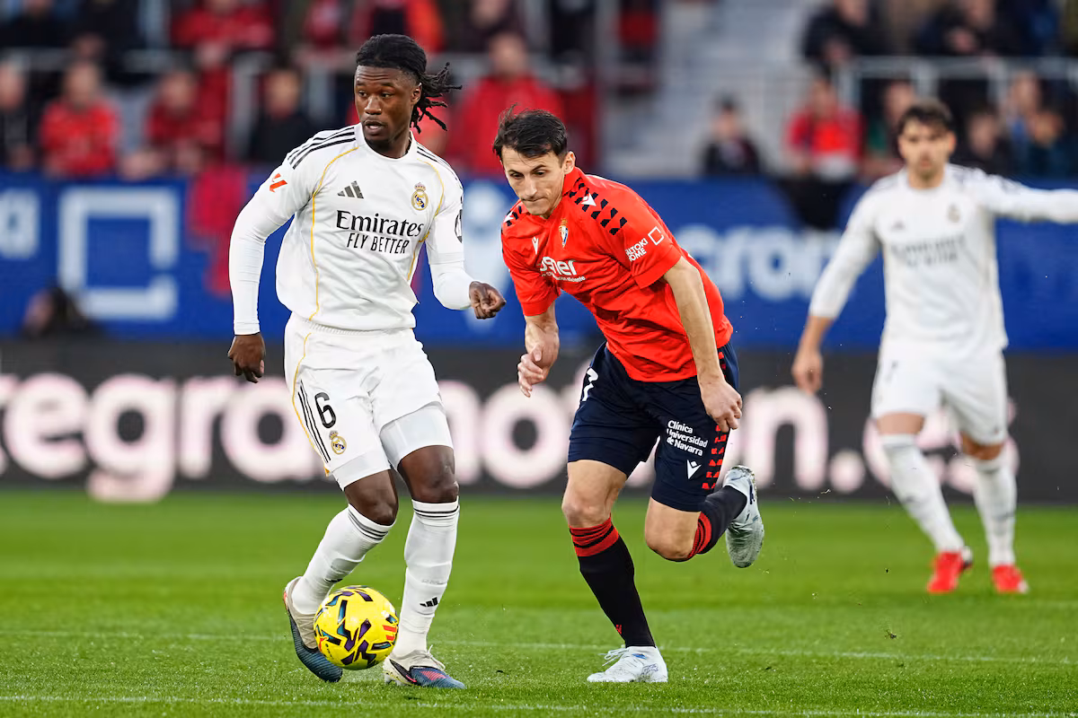 Courtois brilla al salvar el primer gol de Osasuna frente al Real Madrid