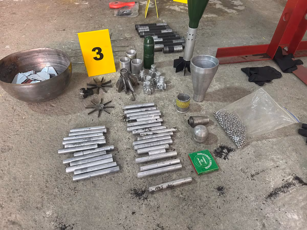 Desmantelan fábrica de explosivos del ELN en Bogotá: autoridades informan