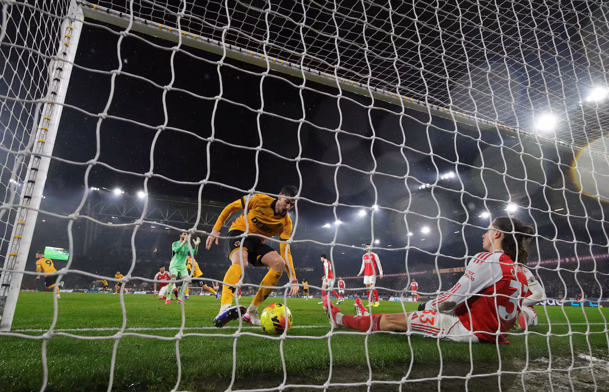 Wolves logra empate ante Arsenal tras remontar 0-2 en Premier League