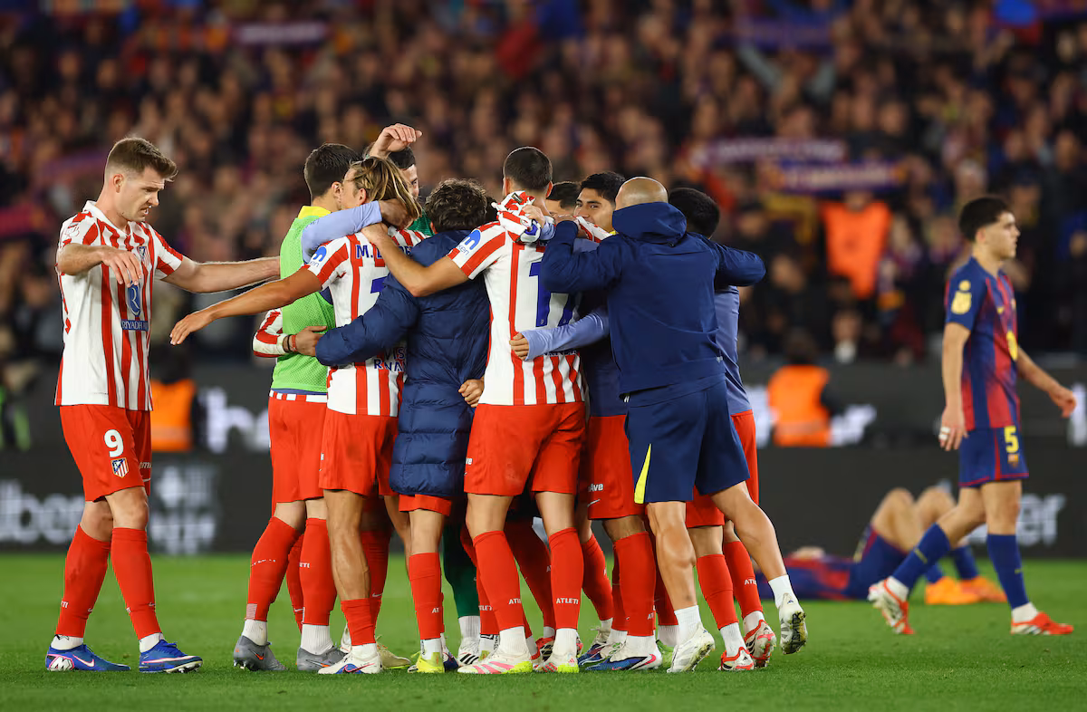 Atlético de Madrid sorprende con un empate en el Camp Nou contra Barcelona