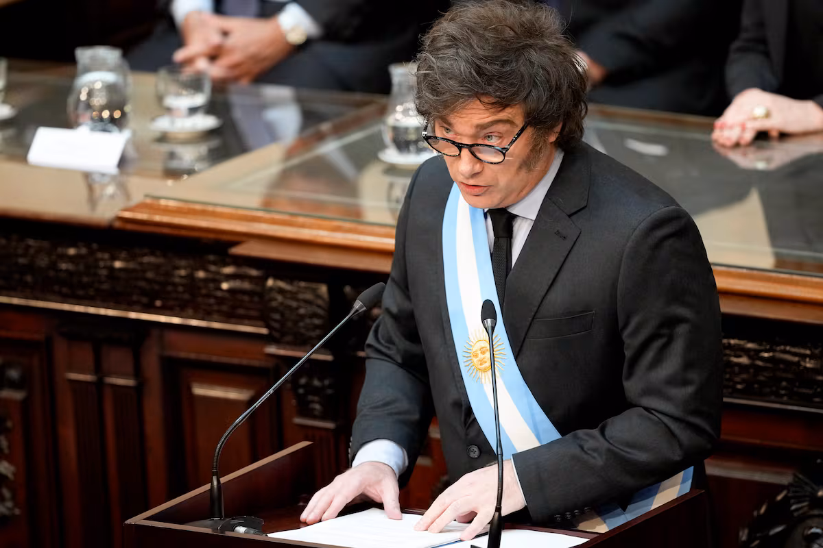 Javier Milei ofrece su discurso inaugural en el Congreso en directo