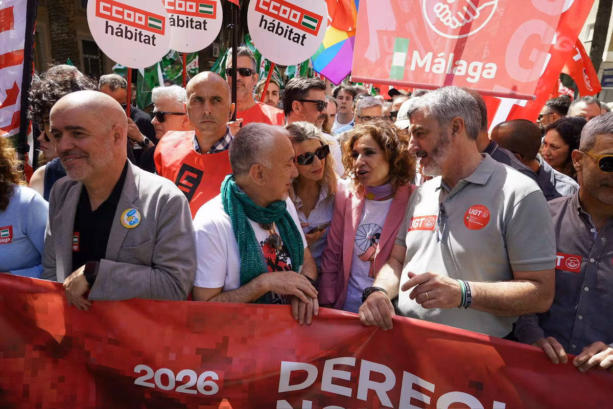 PSOE y Por Andalucía Unen Fuerzas contra la Derecha en el Primero de Mayo